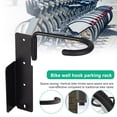 thumbnail image 2 of Garage Wall Mount Bike Rack Vertical Bike Display Hanging Hook Garage Wall Hanger for Helmet Universal Bicycle Parking Rack, 2 of 7