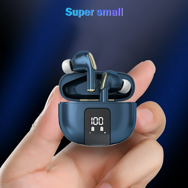 WJSXC Bluetooth headphones Clearance, Bluetooth Headphones True Wireless  Earbuds LED Power Display Earphones With Wireless Charging Case IPX5