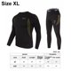 thumbnail image 2 of Conjunto de ropa interior térmica para hombre, ropa interior deportiva larga con forro polar de invierno, secado rápido, 2 of 5