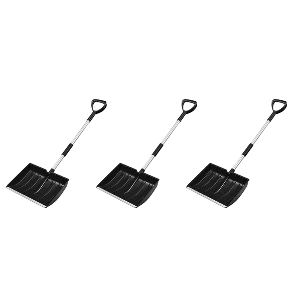 3X Large Portable Snow Shovel for Driveway Snow Shovel with Aluminum Handle and Wide Blade Scoop Shovel Snow Removal
