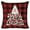 A, variant on Buffalo Plaid Christmas Pillow Covers 18 x 18 in, Snowflake Reindeer Throw Pillowcases for Sofa Couch Home Decor
