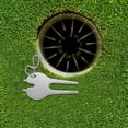 thumbnail image 3 of Miangastore 8 Pcs Fourche Divot de Golf Professionnelle Outil de Réparation Divot de Golf Portable pour Entraînement de Golf, 3 of 9