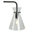 thumbnail image 3 of Beaker 5-Light Black Chandelier with Clear Glass, 3 of 4