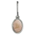 thumbnail image 1 of Be Still Arrows Antiqued Oval Charm Clothes Purse Suitcase Backpack Zipper Pull Aid, 1 of 5