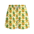 thumbnail image 4 of Dovford Men's Board Shorts, Casual Elastic Waist Drawstring Beach Shorts Novelty Pineapple Print Summer Swim Trunks Quick Dry Bathing Suits, 4 of 6