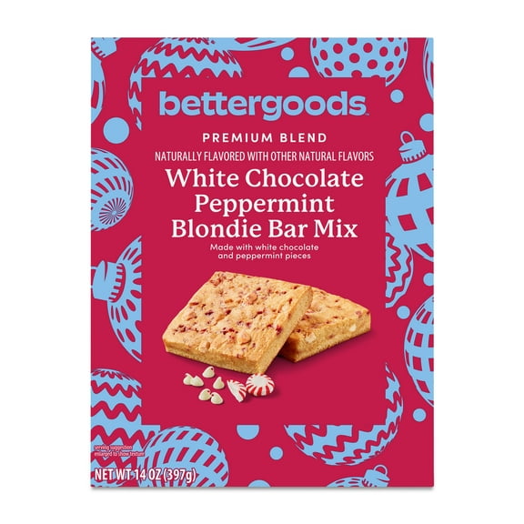 bettergoods White Chocolate Peppermint Blondie Bar Mix, 14 oz