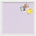 thumbnail image 2 of PinPix 16x16 Custom Cork Bulletin Board Light Purple Dots Poster Board Has a Fabric Style Canvas Finish, Framed in Light Purple Dots, by ArtToFrames (PinPix-503), 2 of 6