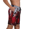 thumbnail image 3 of Stray Kids Men's Swim Trunks Quick Dry Beach Board Shorts with Pockets Mesh Lining Bathing Suits, 3 of 7