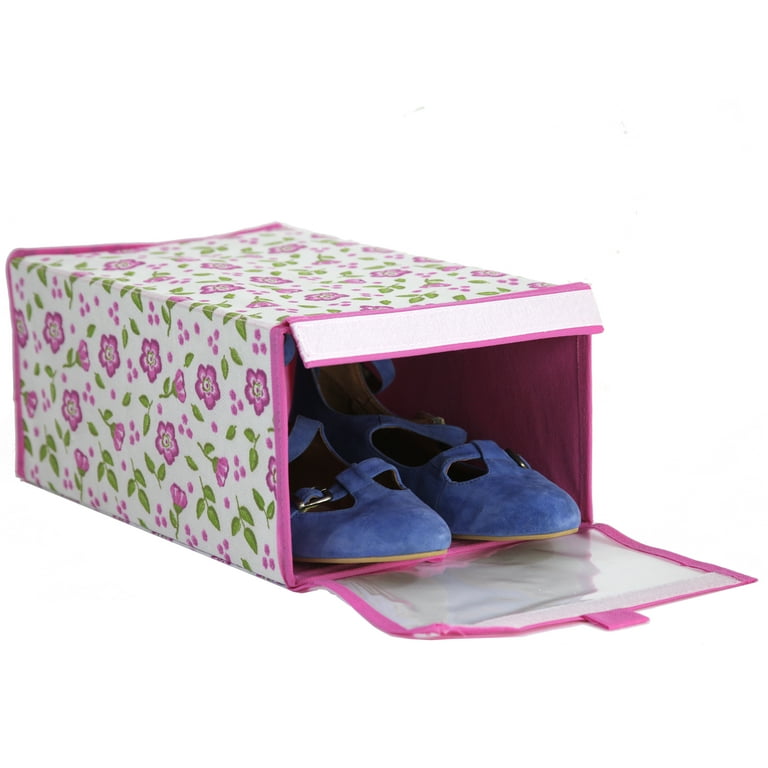 Shoe Box XL Closet Organization with See Through Window Fits Shoes up 13 Size Set of 4