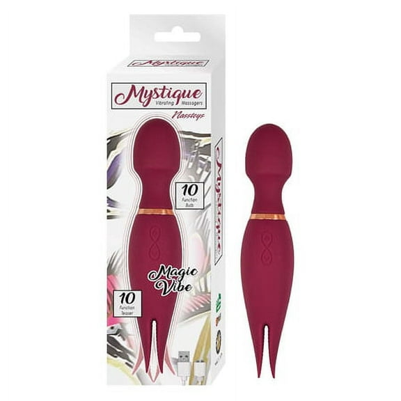 Mystique Vibrating Magic Wand Eggplant
