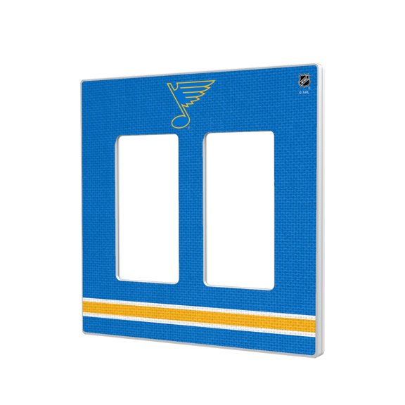 St. Louis Blues Double Rocker Lightswitch Plate