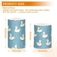 thumbnail image 3 of Duck Blue Wave Pattern Flameless LED Candle Set with Remote, Battery Operated Color Changing Pillar Candles, Set of 2, 3 of 7
