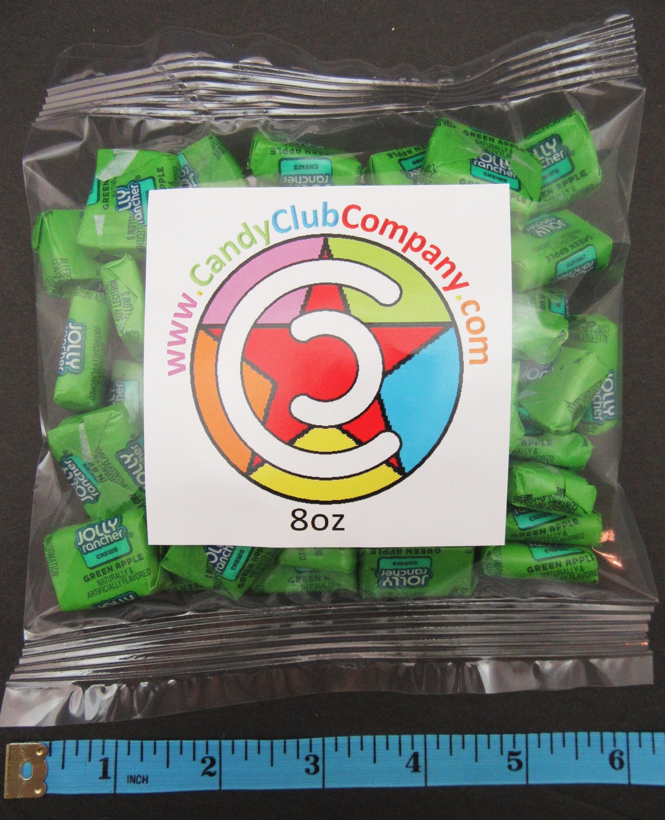 Jolly Rancher Green Apple Chews 8oz American Favorite candy Half