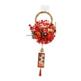 thumbnail image 4 of balikha 2025 Chinese Lunar Year Hanging Decoration 18.5inch Tall Traditional Artificial Fruit for Festival Party Supplies Lightweight C, 4 of 9