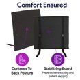 thumbnail image 3 of Wheelchair Lumbar Pillow - Back Pain Relief - Contours Your Lower Back Posture - Adjustable Back Support Pillow - Prevents Wheelchair Hammocking - 20" x 19", 3 of 5