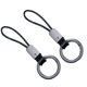 thumbnail image 5 of 2 llaveros para coche, accesorio sencillo, cuerda de cuero PU, llavero, soporte para llavero, negro Zulema Llaveros de coche, 5 of 7