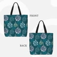 thumbnail image 2 of Disketp whiter Snowflake balloons Bolsa Tote de Lona para Mujer, Bolso de Hombro y Cruzado con Cierre de Cremallera, 2 of 7
