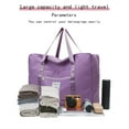 thumbnail image 6 of Zelic Foldable Travel Duffel Bag Tote Carry On Luggage Sport Duffle Week-ender Overnight For Women And Girls, 6 of 9