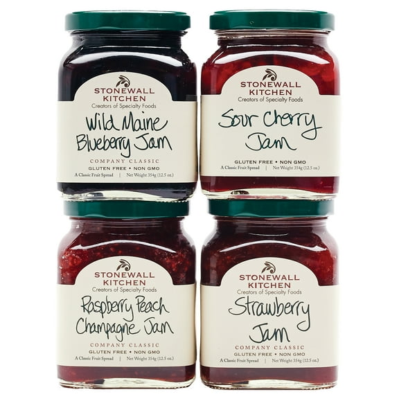 Stonewall Kitchen, Jam Collection, 4-Piece Gift Set