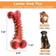 thumbnail image 3 of Juguete para perros, cepillo de dientes para masticar huesos, palo de limpieza de dientes de goma resistente a mordeduras para perros medianos y grandes, sabor a carne, 3 of 5