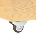 thumbnail image 4 of Unique Bargains Mini Fixed Caster Wheel 1.25', 4 Pack PA Rigid Roller with Metal Top Plate Screws, Blue, 4 of 6