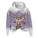 thumbnail image 4 of WILLBEST Sudadera con Capucha Oversize para Mujer, Estilo Casual, con Estampado Navideño de Ciervos con Cabeza Grande y Copos de Nieve, Cuello Redondo, Manga Larga y Diseño Ligero XXX-Grande, 4 of 4