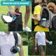 thumbnail image 5 of Botella de agua para perros de 500 ml, dispensador portátil de cuencos de agua para perros para viajar, caminar, senderismo, cuenco de agua de viaje para mascotas para perros, diseño plegable 2 en 1, 5 of 5