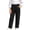 Black, variant on Nskgu Boys Casual Pants Elastic Waist Straight Leg Pull On Dressy with Side Pockets for Big Kids