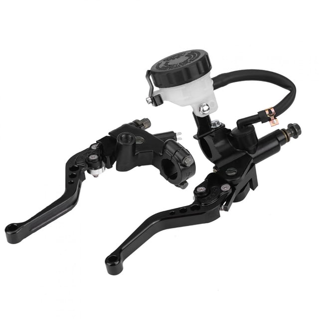 KSTE Universal de 7/8" (22 mm) de la motocicleta freno embrague Cilindro maestro Reservoir palancas de ajuste Negro