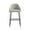 Stone and Black, variant on Gracie Stone and Black Leatherette Barstool with Steel Legs