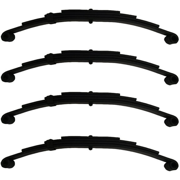 4pk Trailer 4 Leaf Spring Double Eye 25 1/4" 2500lb for 5000lb Axle 20016
