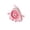 04_Triangle Cheese Shape Desktop Fan Pink, variant on Cute Duck Desk Fan with Oscillating Head Adjustable Speed USB Rechargeable Mini Portable Personal Cooling for Home Office Bedroom by PALIFEUR