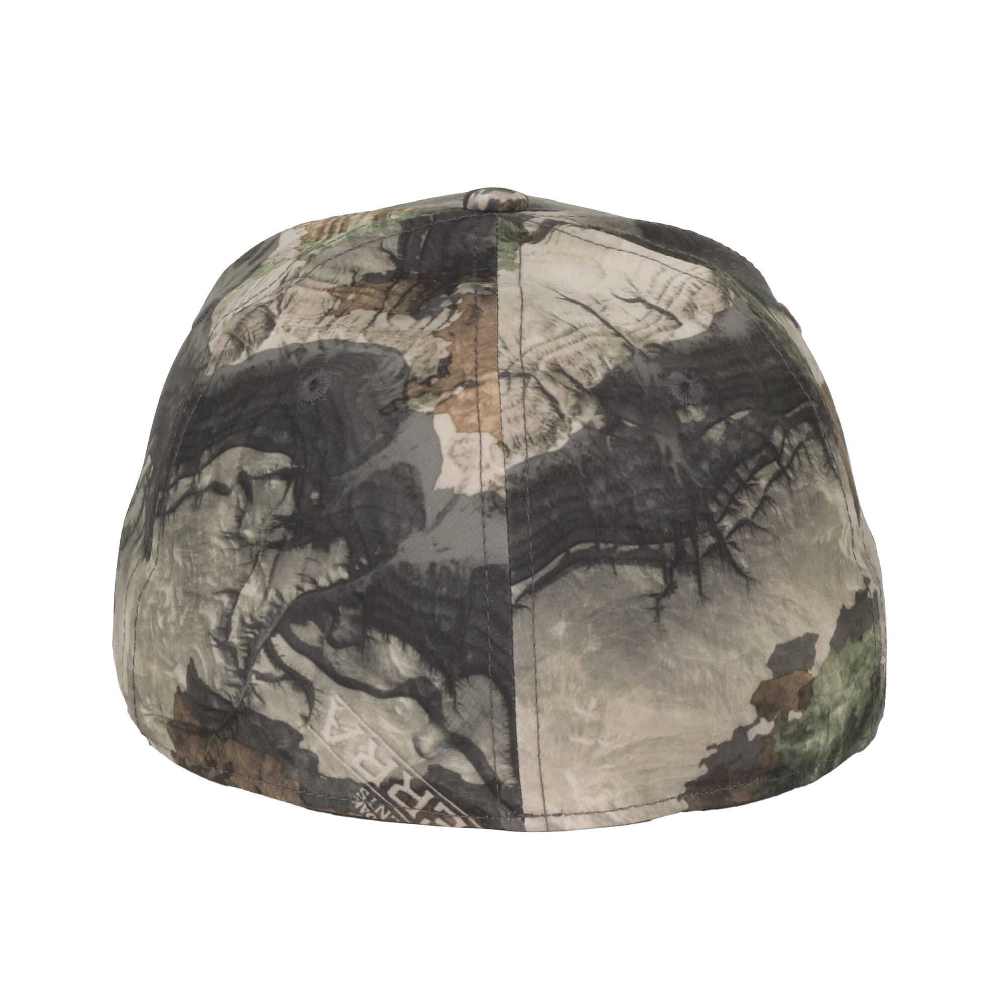 Men's Mossy Oak® Camo 6 panel Structured Hunting Hat, Pre-Curved Visor, ProFlex Fitted Closure, Size L/XL.