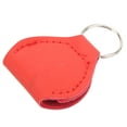 thumbnail image 3 of Stylish Guitar Picks Holder Soft PU Leather Plectrum Storage Case Keyring Guitar AccessoryRed, 3 of 10