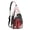 Multicolor, variant on Summer Floral Sling Backpack - Tropical Flower and Leaves Design, Lightweight Travel Companion