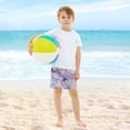 thumbnail image 6 of joogoo Purple Blue Marble Boys Swim Trunks Beach Swimsuit Shorts Boxer 5-6T, 6 of 8