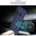 thumbnail image 6 of Samsung A21 Phone Case, Galaxy A21 Phone Case with Screen Protector, Military Grade Protective Cases with Ring for Samsung Galaxy A21 (Blue), 6 of 6