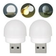 thumbnail image 2 of 2 Pcs Lumières USB Chambre Mini Lampes de Nuit LED Lampes d'Urgence LED Portables, 2 of 8