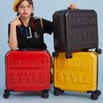 thumbnail image 2 of Maleta rodante con ruedas para hombre y mujer, Maleta de viaje con personalidad, a la moda, Maleta de 18 a 20 pulgadas, novedad de 2020, 2 of 4