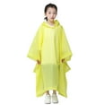 thumbnail image 1 of OUSITAID Poncho de Pluie Mode Imperméable Portable Non Jetable Équipement de Pluie pour Enfants, 1 of 9