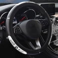 thumbnail image 4 of SPRING PARK 38cm Fashion Dragon Design Faux Leather Car Steering Wheel Cover Interior Decor, 4 of 7