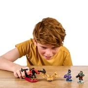 Akedo Beast Bite Strike Starter Pack, 3 Mini Battling Figures and Joystick Controller, Ages 6+