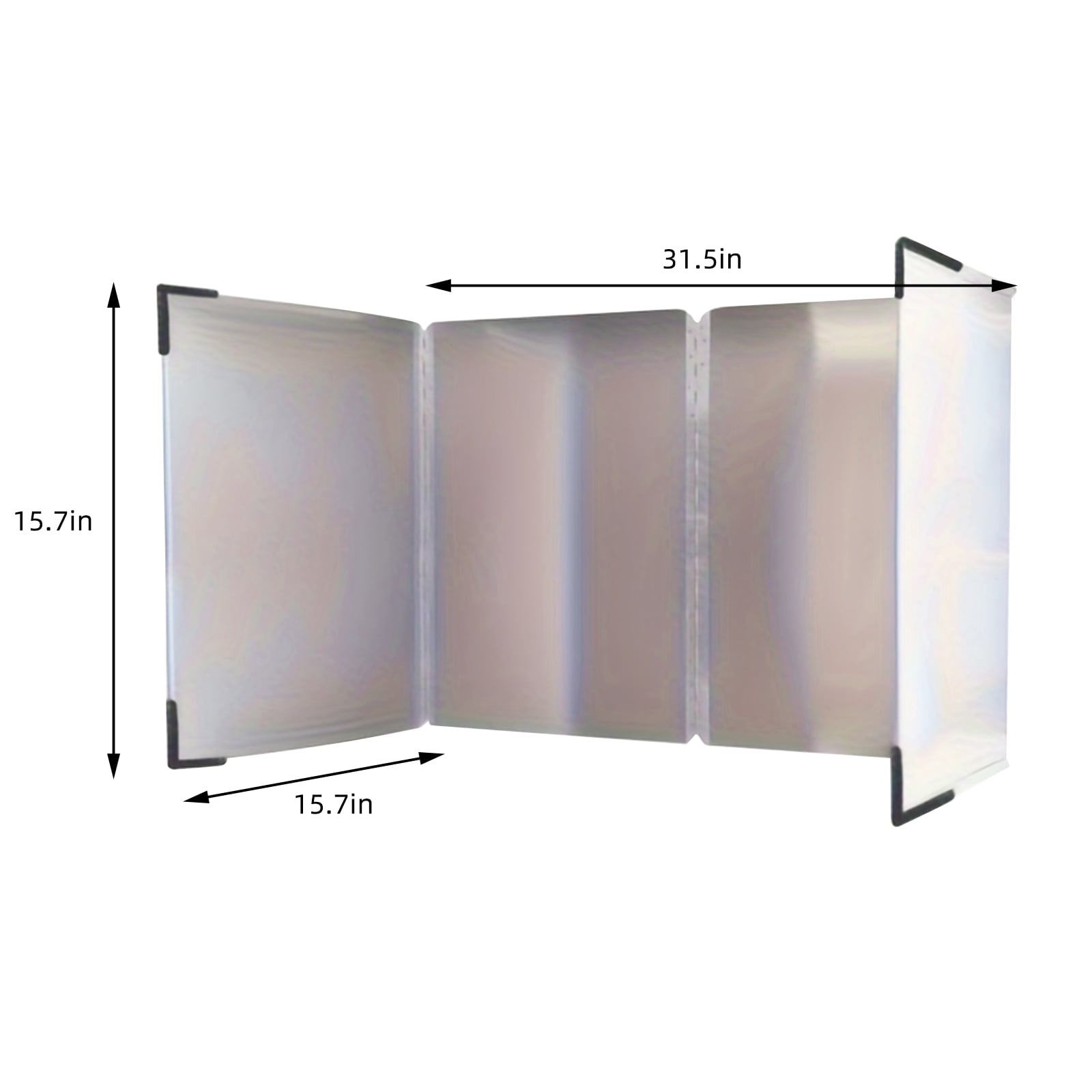 Foldable Stove Splatter Guard, 4 Sided Splatter Guard Stainless Steel Backsplash, Oil Splash Insulation Board, Nonstick Oil Splatter Guard Stove for Cooking Frying Stove Top Wall