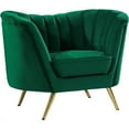 thumbnail image 2 of Meridian Furniture Margo Green Velvet Chair, 2 of 7