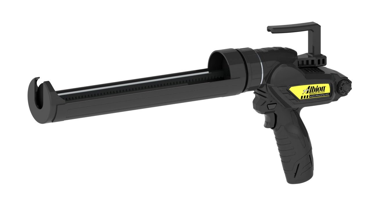 Albion Engineering E12Q BLine Cordless Cartridge Caulking Gun, No Drip