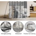 thumbnail image 4 of 4Pcs Bathroom Shower Curtain Sets with Rugs,Brown Abstract Bathroom Sets with Shower Curtain and Rugs and Accessories, 4 of 7