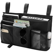 Bedside Storage Caddy, Bed Organizer Bed Storage Pocket Bedside Organizer Hanging Bed Storage Caddy for College Dorm Room, Hospital Bed Rails, Baby Bed, Camp