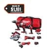M18 18-Volt Lithium-Ion Cordless Combo Kit (6-Tool) with 2-Batteries, Charger and Tool Bag (2697-26XC)