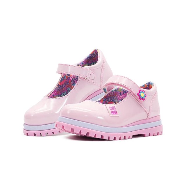 Mercedita Distroller Chamoy Escolares Para Niña Charol Rosa rosa 18.5