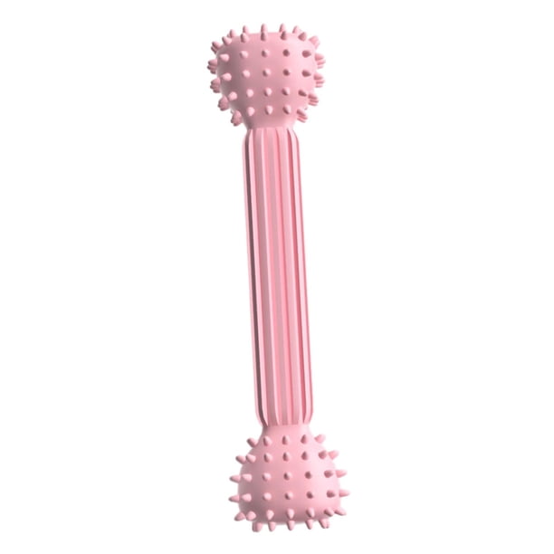 Juguete para Perros Yinane Cepillo de Dientes Interactivo Resistente para Masticadores Agresivos Rosa